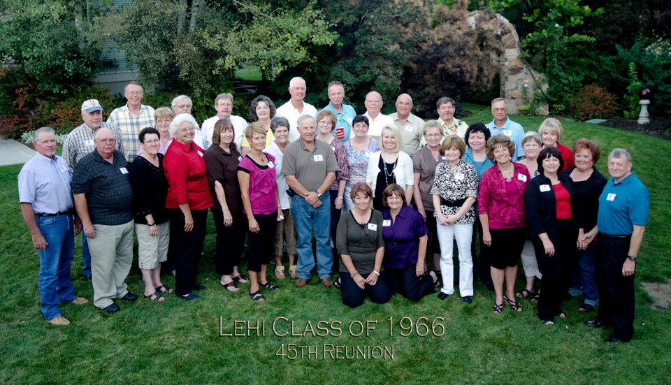 The Lehi Class of 1966 45th reunion.