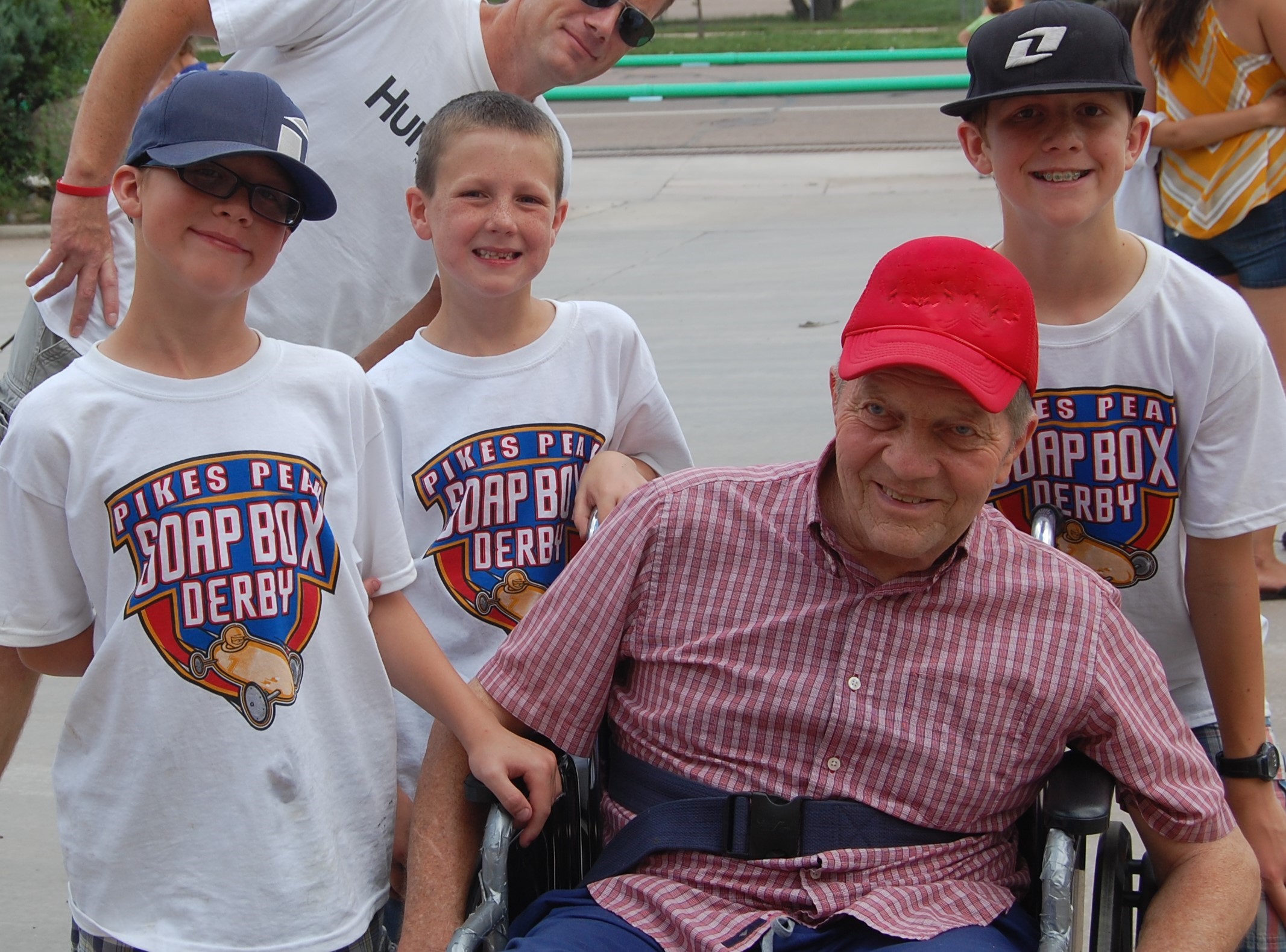 Lehi’s Gary Hardman with his grandsons. Photo courtesy of Carolyn Hardman